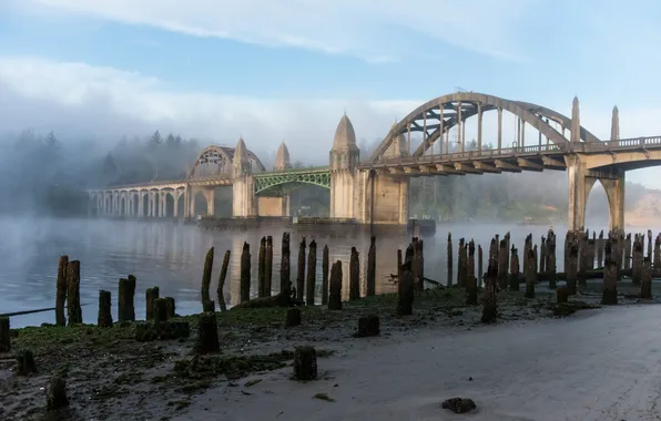 Картинка Oregon, Florence, Siuslaw River Bridge