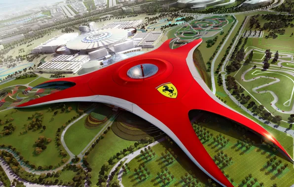 Картинка будущее, Dubai, Ferrari World