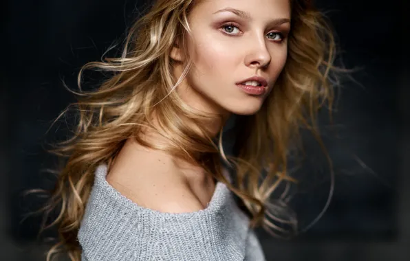 Взгляд, девушка, волосы, Alice, Sacha Leyendecker, Алиса Тарасенко