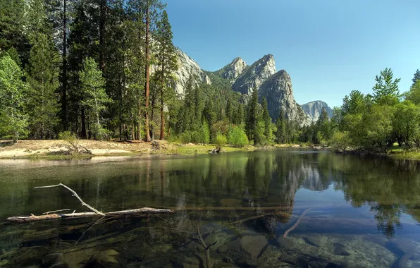 Горы, природа, озеро