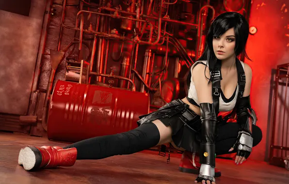 Картинка girl, sexy, stockings, cosplay