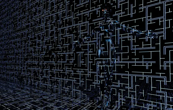 Темный фон, компьютерная графика, dark background, computer graphics, transparent shape, прозрачная фигура