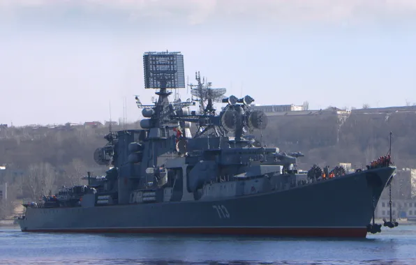 Корабль, большой, ВМФ, противолодочный, &quot;Керчь&quot;, Севастополь, Черноморский Флот, БПК