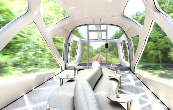 Интерьер, вагон, wraps, JR East, p6-s3-train, new luxury train, новый роскошный поезд, Р6-С3-поезд