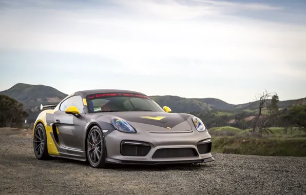 Car, Porsche, Porsche Cayman, montain, Porsche Cayman GT4, Porsche Cayman GT4 Vorsteiner