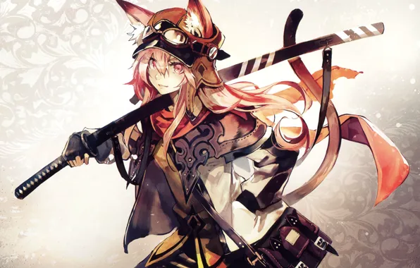 Картинка взгляд, девушка, аниме