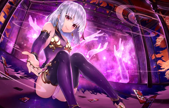 Девушка, арт, Сидит, Fate / Grand Order, Kama