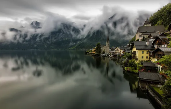 Горы, Австрия, Austria, Hallstatt