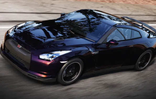 Обои Cars, Nissan GT-R, NFS Hot Pursuit 2010, Сидж На Телефон И.