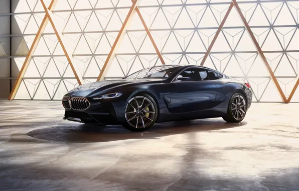Свет, купе, BMW, помещение, 2017, 8-Series Concept