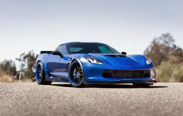 Картинка Corvette, Chevrolet, Wheels, Strasse, Z07