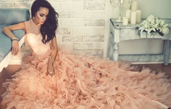 Картинка девушка, стиль, платье, Korobkova Nadezda