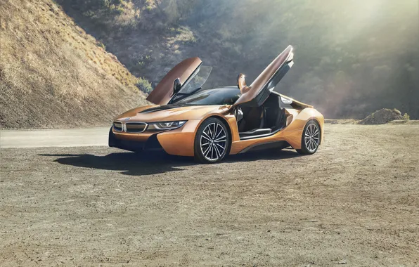 Coupe, sport car, BMW i8