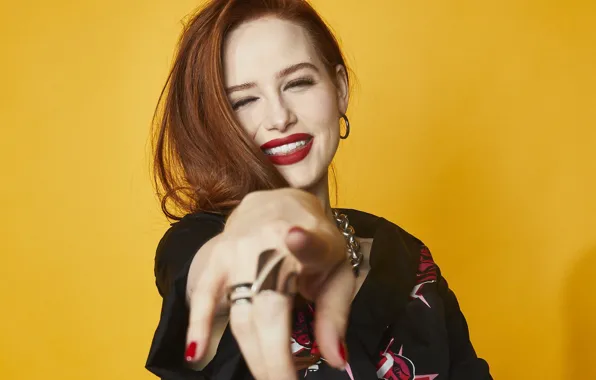 Картинка улыбка, актриса, рыжая, рыжеволосая, Madelaine Petsch