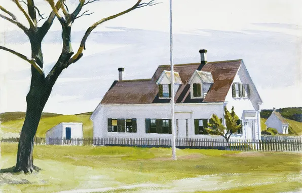 Картинка 1931, Edward Hopper, Lombard’s House