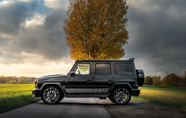 Mercedes-Benz, вид сбоку, AMG, Inferno, G-Class, Gelandewagen, G63, Manhart