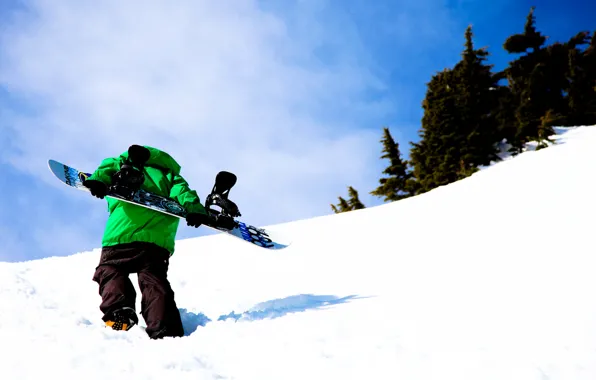 Snowboard, 686, rider