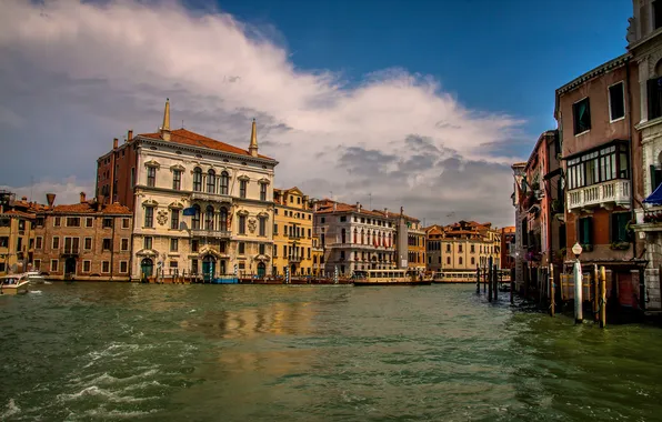 Картинка дома, Италия, Венеция, канал
