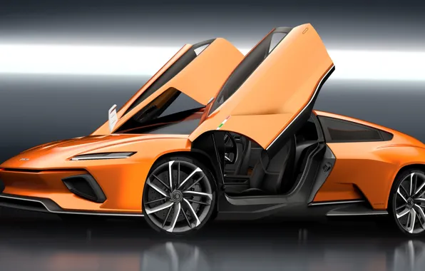 Orange, ItalDesign, electric cars, GTZero, Geneva Auto Show 2016, ItalDesign GT Zero, Shuting break, GT …
