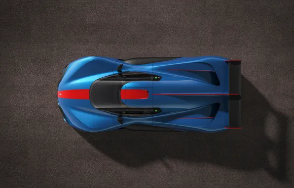 Вид сверху, 2018, Pininfarina, H2 Speed