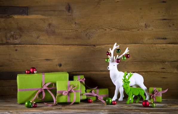 Новый Год, Рождество, подарки, Christmas, wood, decoration, gifts