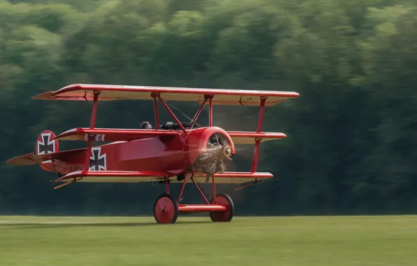 Fokker Dr.I, Красный барон, 1917, Триплан, ВВС Германской империи, Fokker DR.1 Triplane