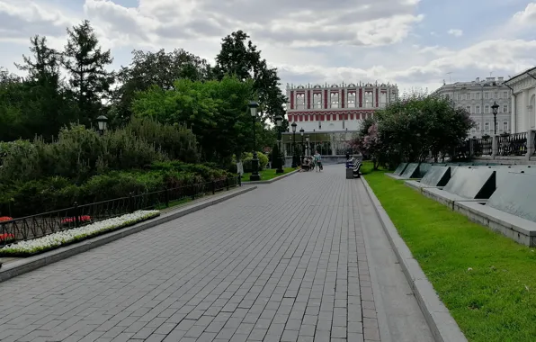 Парк, москва, красная площадь