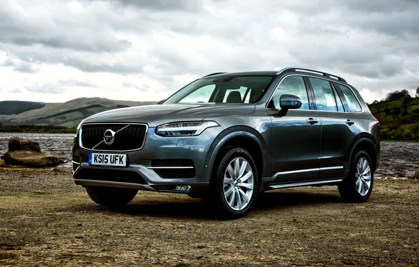 Volvo, XC90, вольво, UK-spec, 2015, Momentum