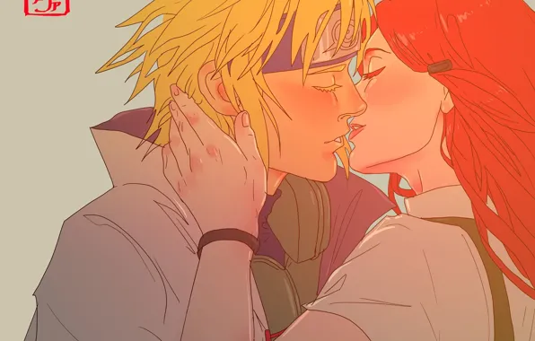 Любовь, Наруто, Naruto, Naruto Shippuden, Минато Намикадзе, Кушина Узумаки