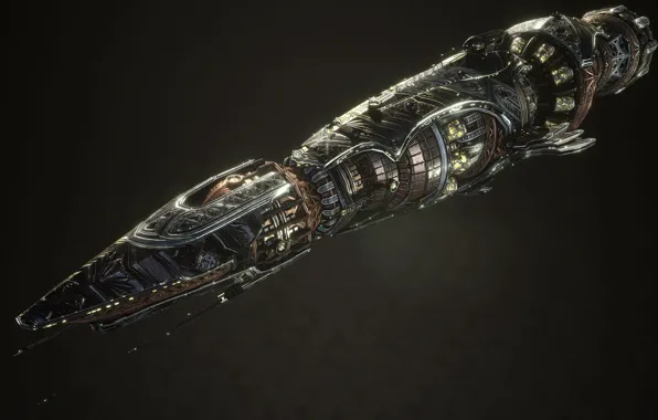 Дизайн, транспорт, корабль, USR Charon, Fractured Space (Halloween Ultimate)
