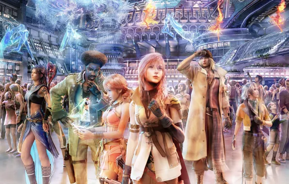 Аниме, Final Fantasy, Full colors