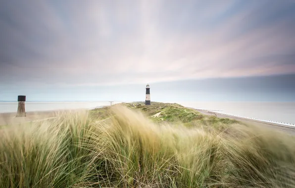 Море, пейзаж, маяк