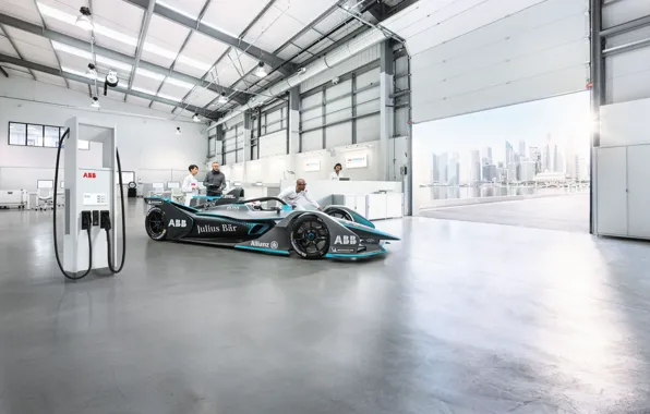 Formula e, electric vehicle, ABB