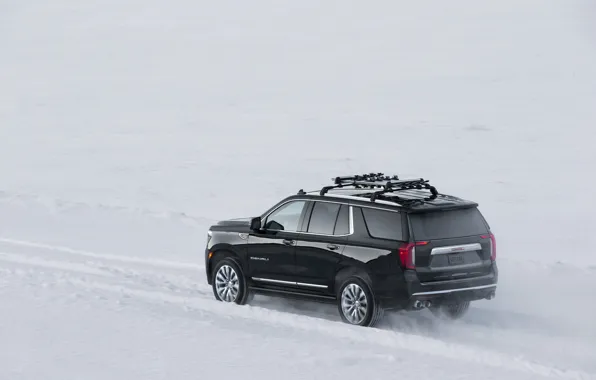 Картинка снег, GMC, SUV, Denali, Yukon, 2020