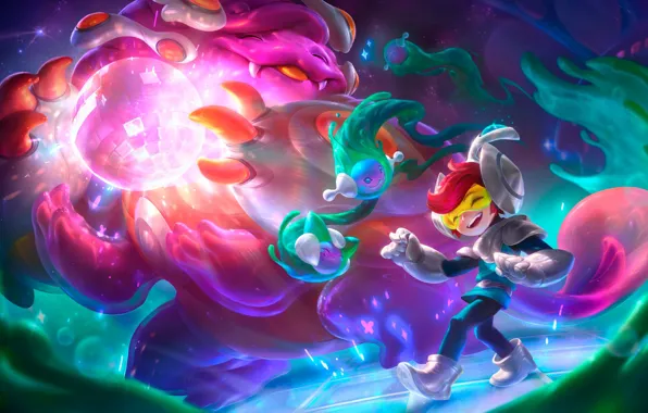 Фэнтези, League of Legends, Riot Games, Nunu, Willump