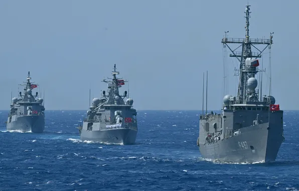 Турция, TCG Barbaros, TCG Kemalreis, TCG Göksu