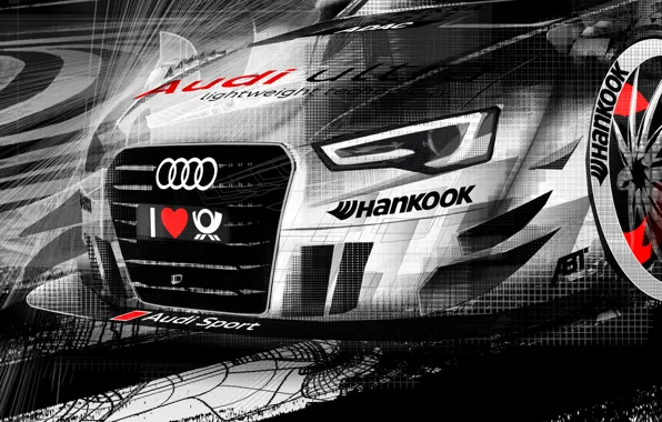 Ауди, рисунок, DTM, motorsport, audi rs5 dtm 2013