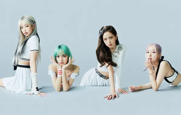 Rose, обои для рабочего стола, ice cream, kpop, 16:9, blackpink, 3840x2160, корейская группа