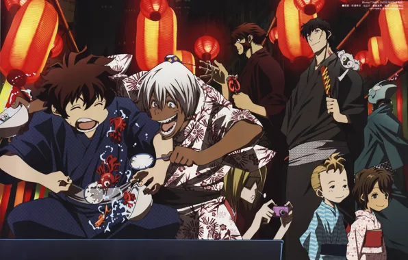 Leonardo Watch, Kekkai Sensen, Zapp Renfro, K.K., Klaus V. Reinhertz, Steven A. Starphase, Zed O'Brien