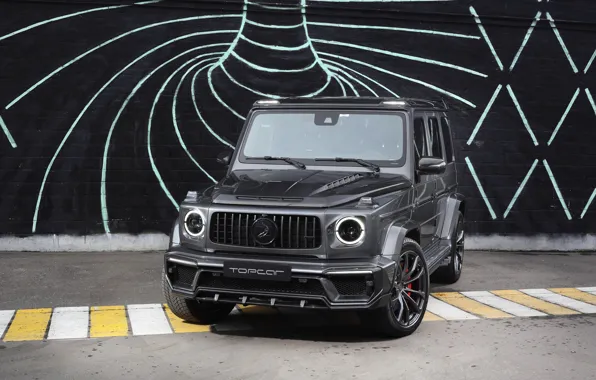 Картинка мерседес, AMG, Mercedes AMG G63, Inferno grey