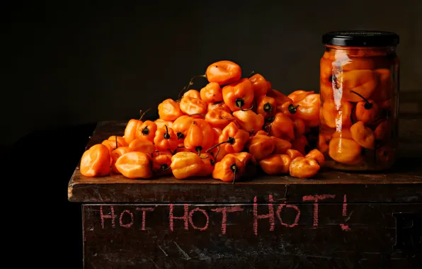 Еда, перец, hot