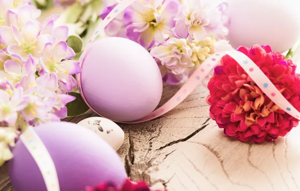Цветы, яйца, весна, Пасха, flowers, spring, Easter, eggs