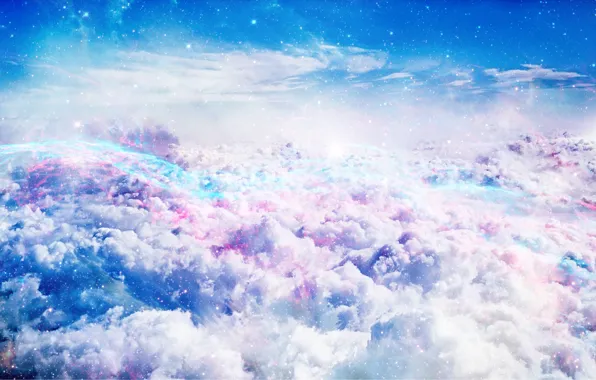 Картинка небо, космос, звезды, абстракция