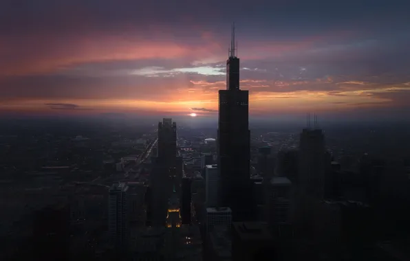 Ночь, город, Chicago