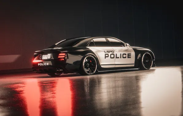 Картинка Ford, Police Interceptor, Вид Сбоку, Ford Crown, Ford Crown Victoria, Rostislav Prokop, Modern Version, Prokop …