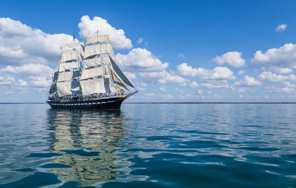 Картинка sea, ship, miscellaneous, sailboat