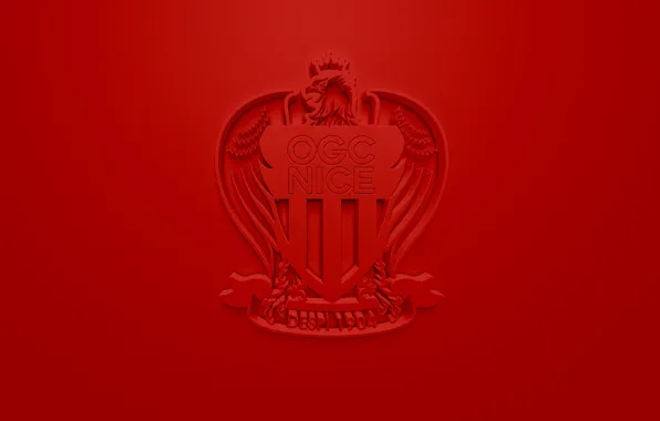 Wallpaper, sport, logo, football, Ligue 1, OGC Nice