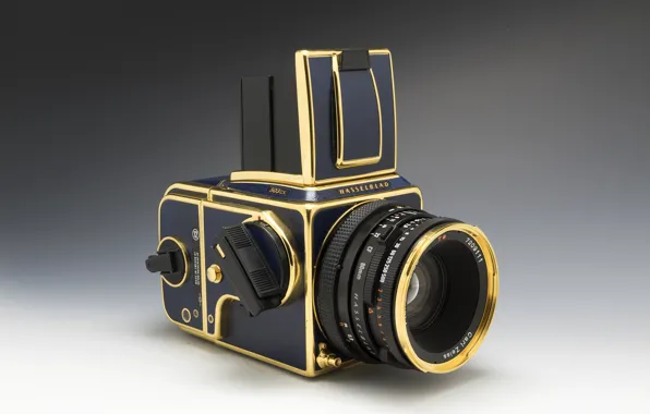 Фон, фотоаппарат, Hasselblad, 503CX, Golden Blue