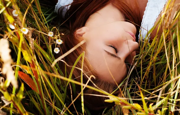 Лето, девушка, портрет