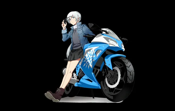 Kawaii, anime, pretty, skirt, bishojo, seifuku, Weiss Schnee, RWBY